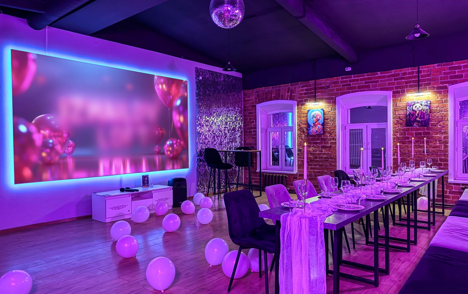 Лофт Диско - стильное оформление