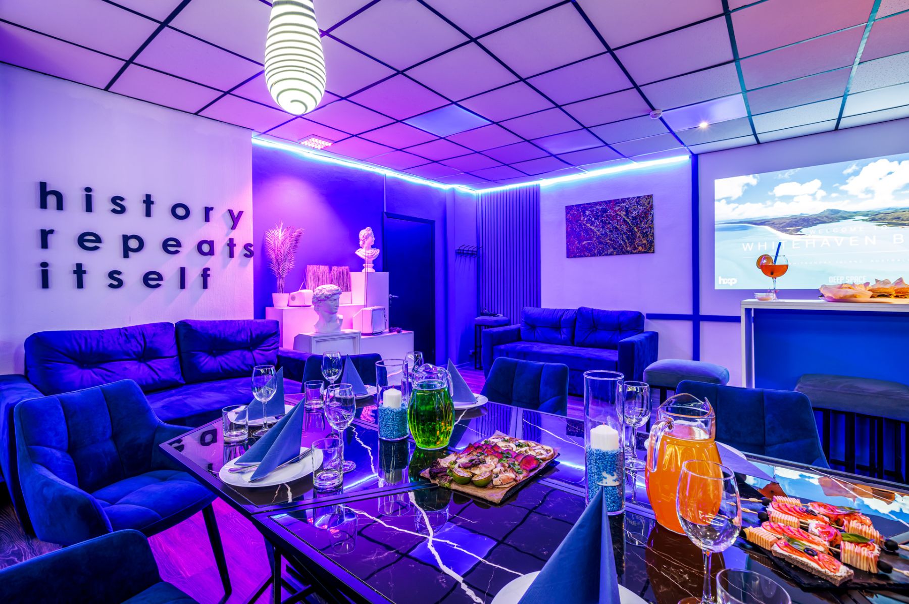 Уютная лаундж-зона лофта