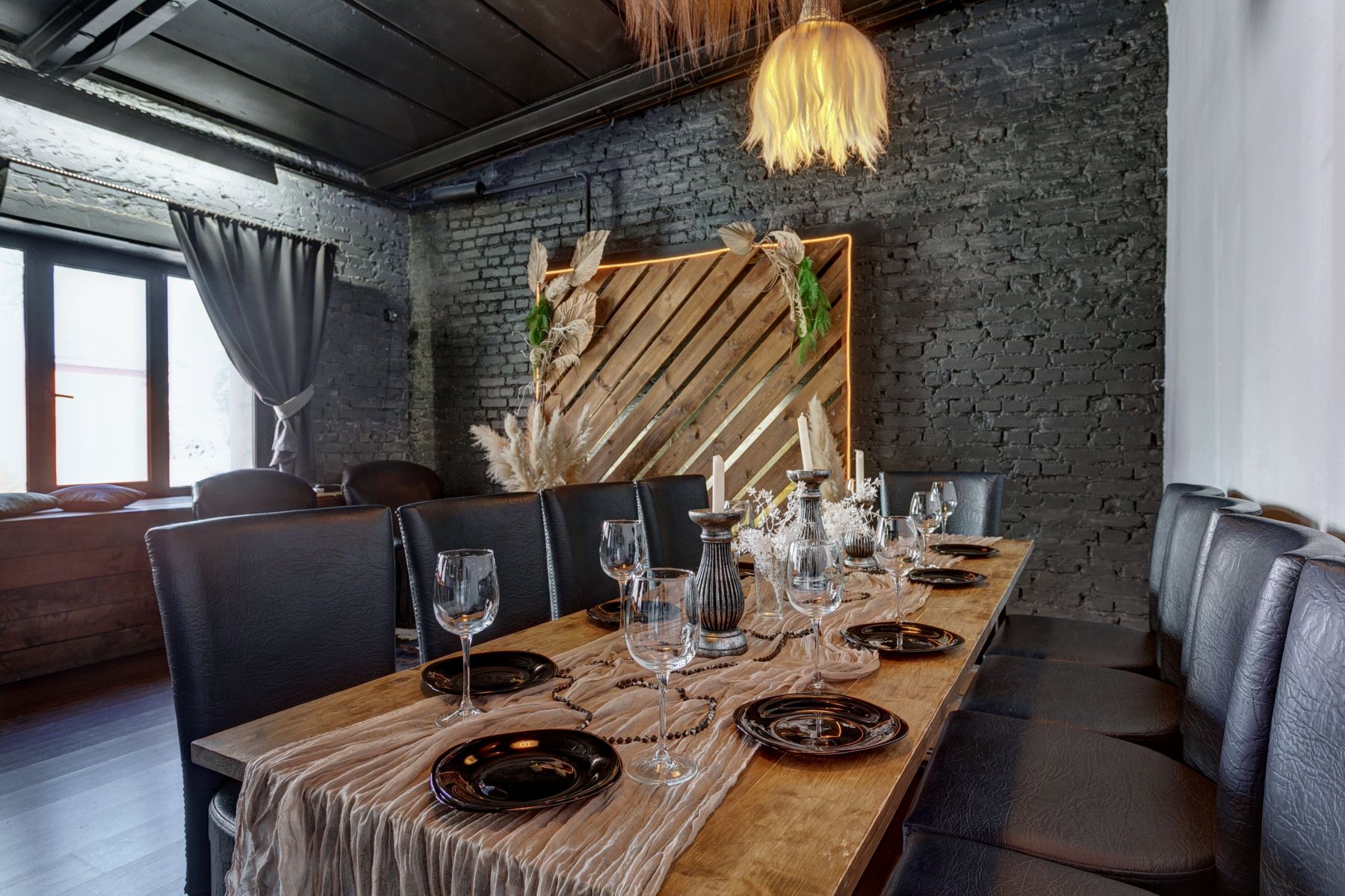 Зал для мероприятий в стиле скандинавский