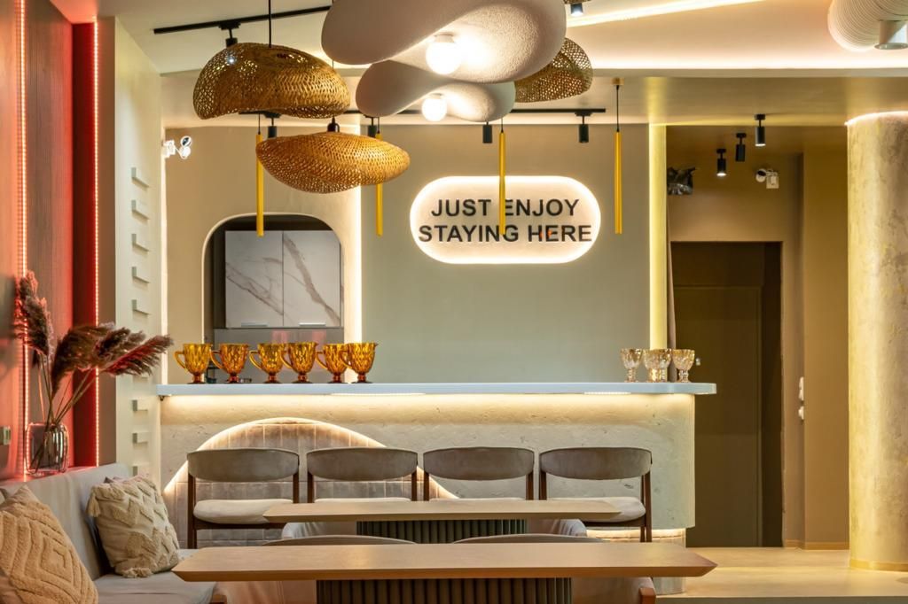 Современный лофт Август - зона для отдыха