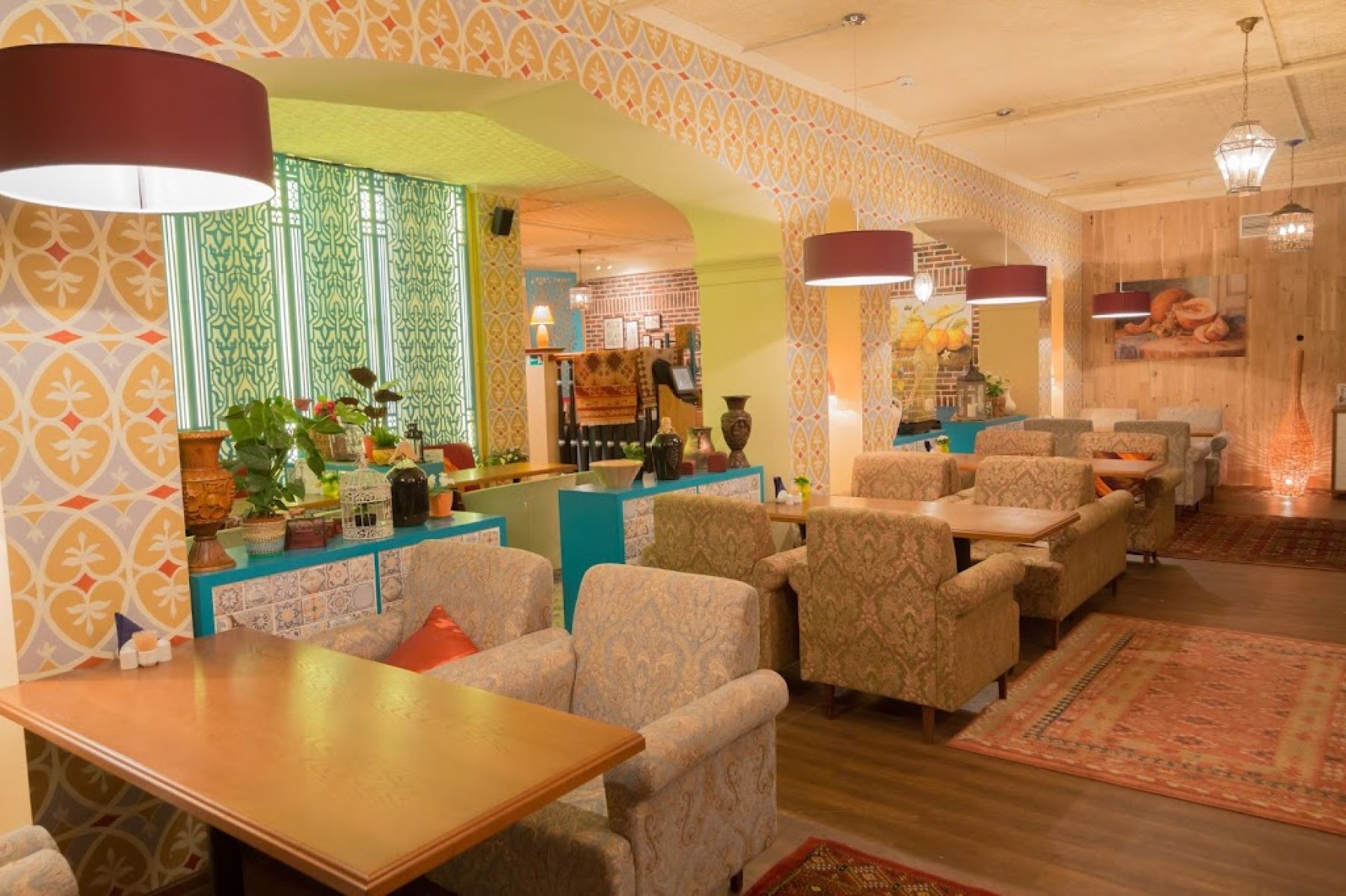 Зал для мероприятий в ресторане Кинза-за