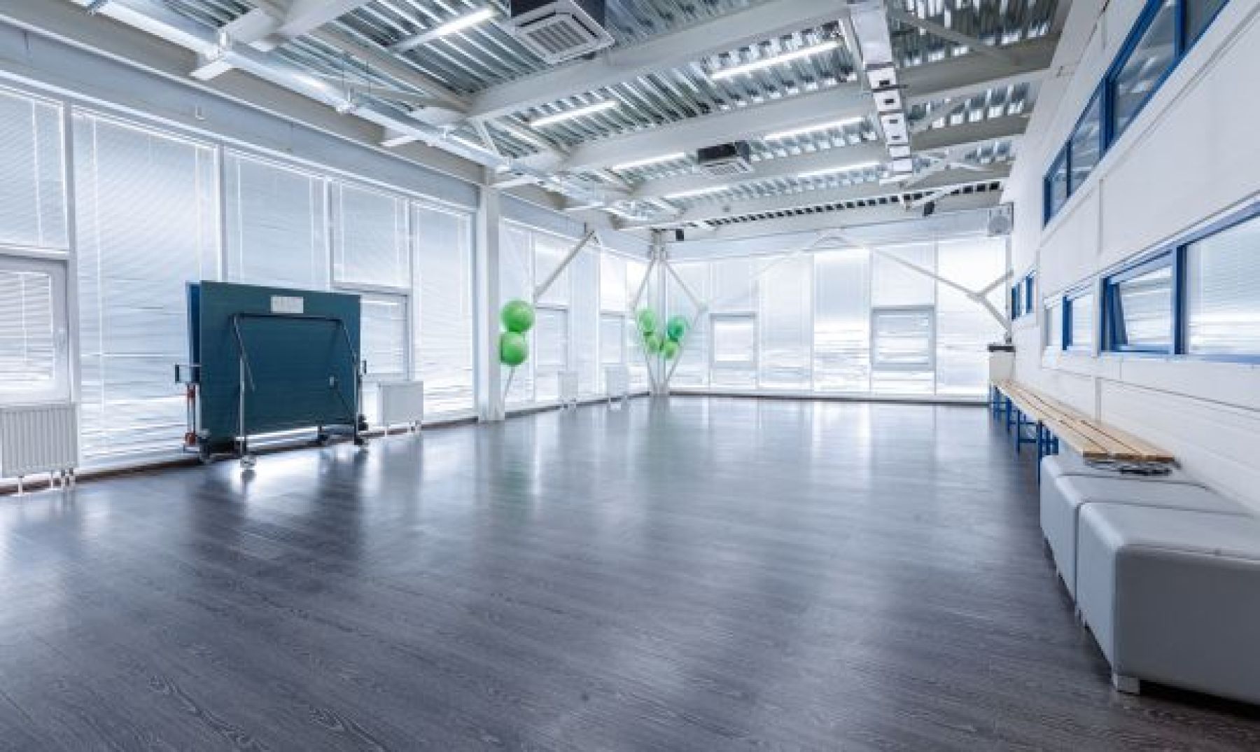 Раздевалки для спортсменов в Ледовой арене «Арктика»