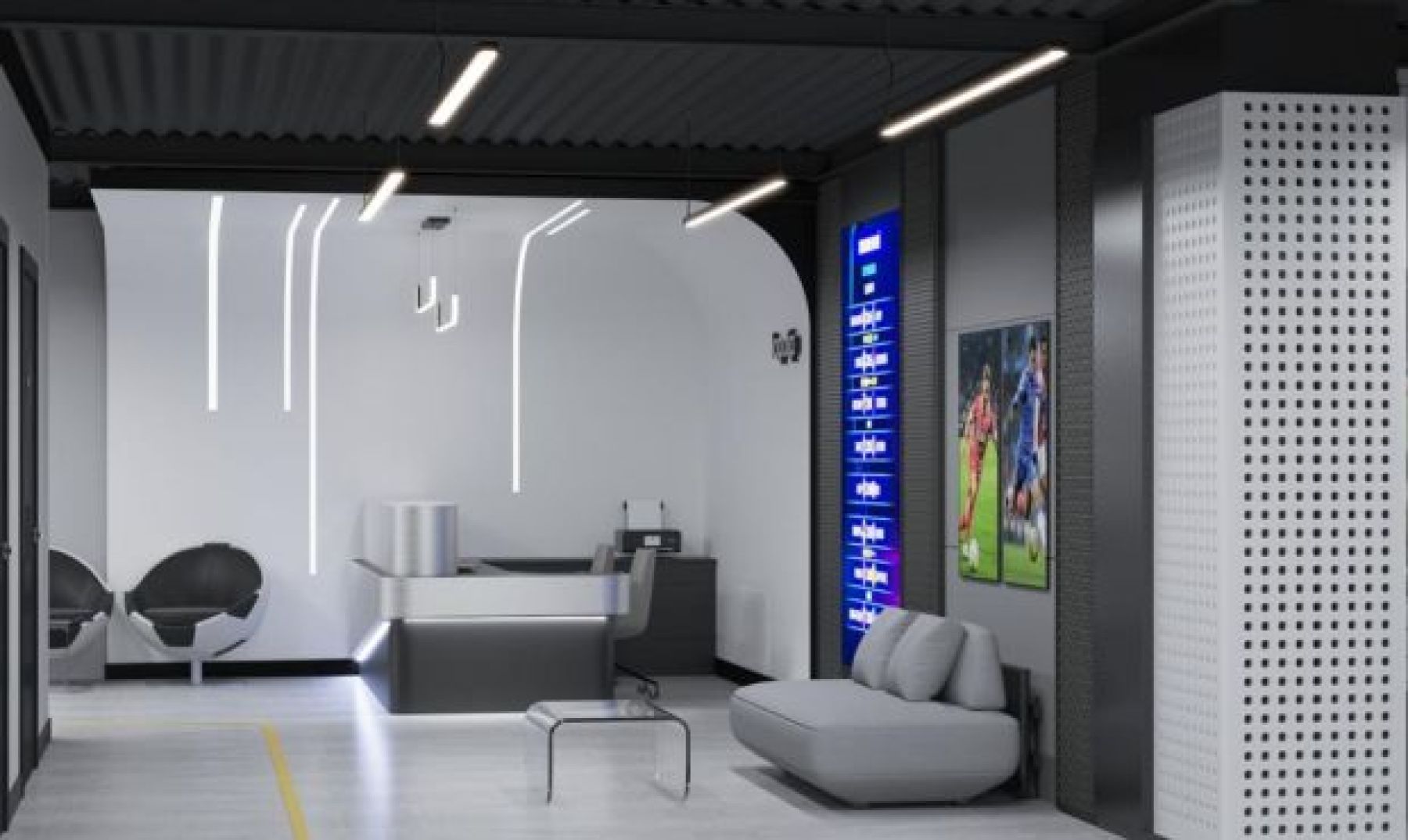 Профессиональное покрытие зала для игр в спорт