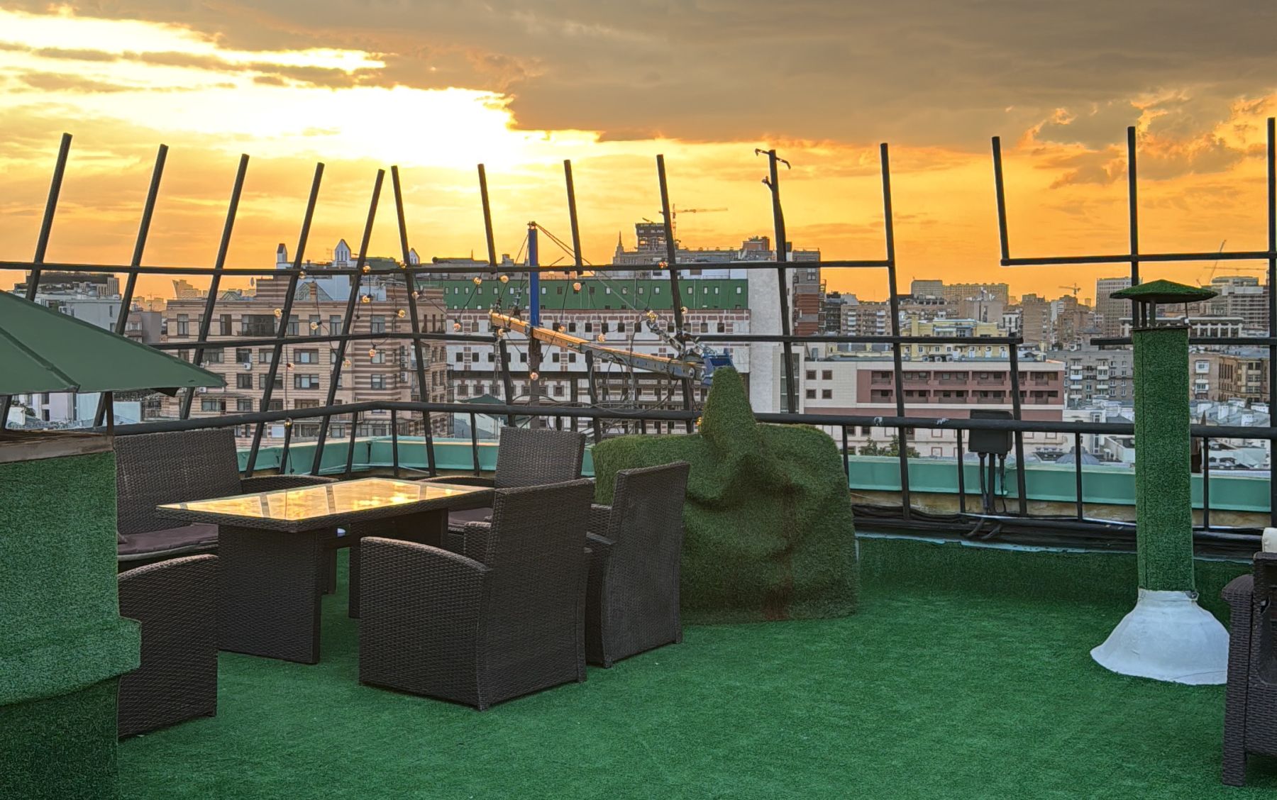 Панорамный вид с крыши на Маяковской