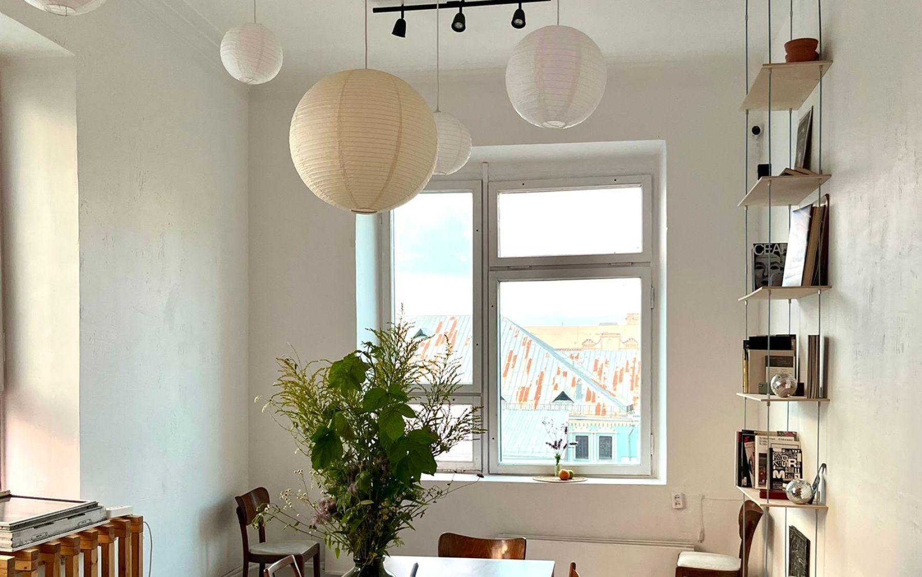 Панорамный вид из лофта в центре Москвы