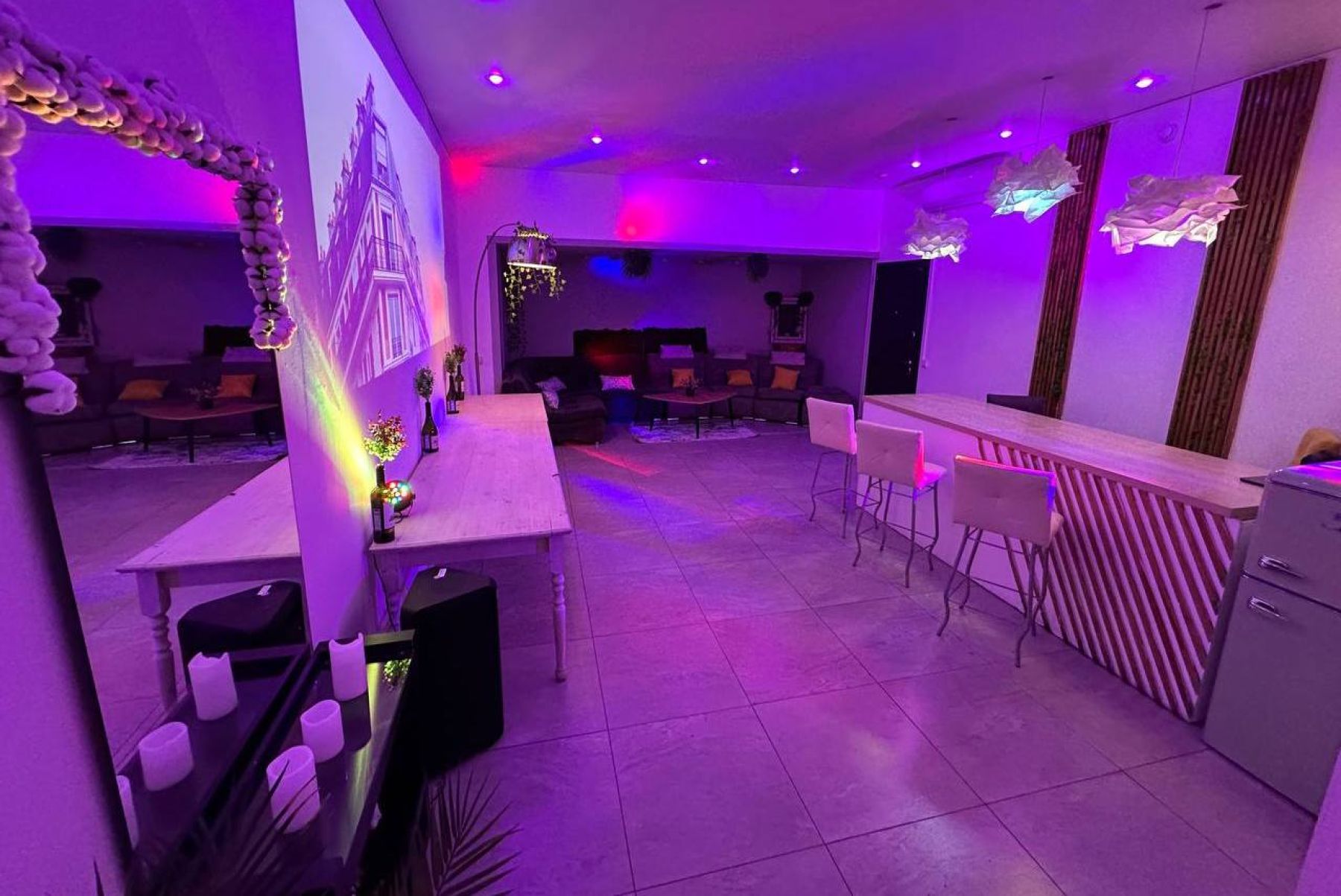 Дизайнерский интерьер лофта для мероприятий