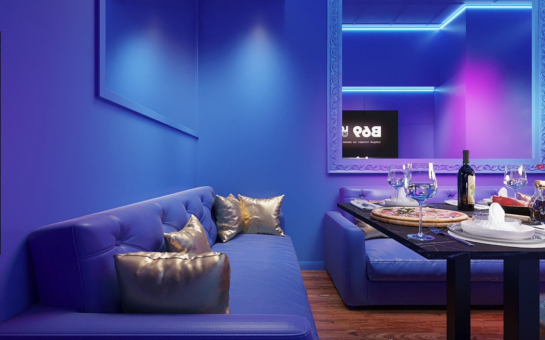 Лофт Индиго - стильный интерьер