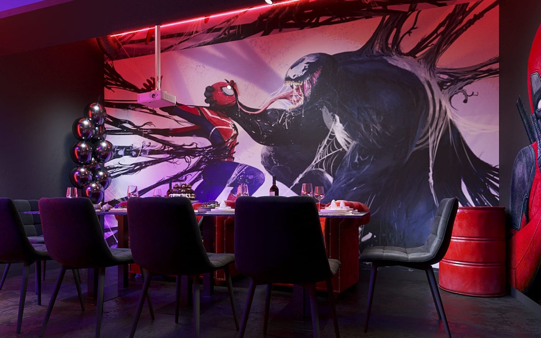 Лофт Веном на Бауманской - интерьер