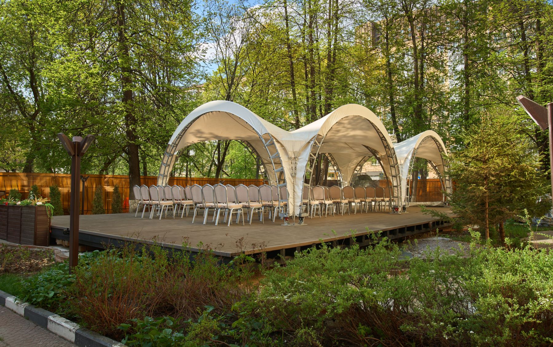 Летняя веранда для мероприятий в Москве