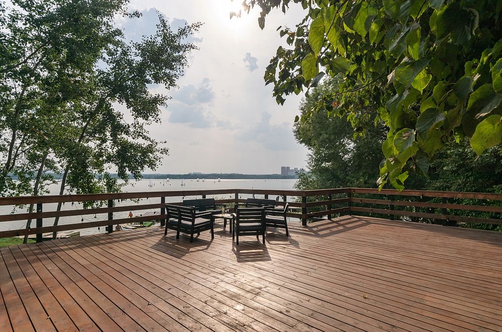 Оборудование террасы на серфстанции Pro-veter