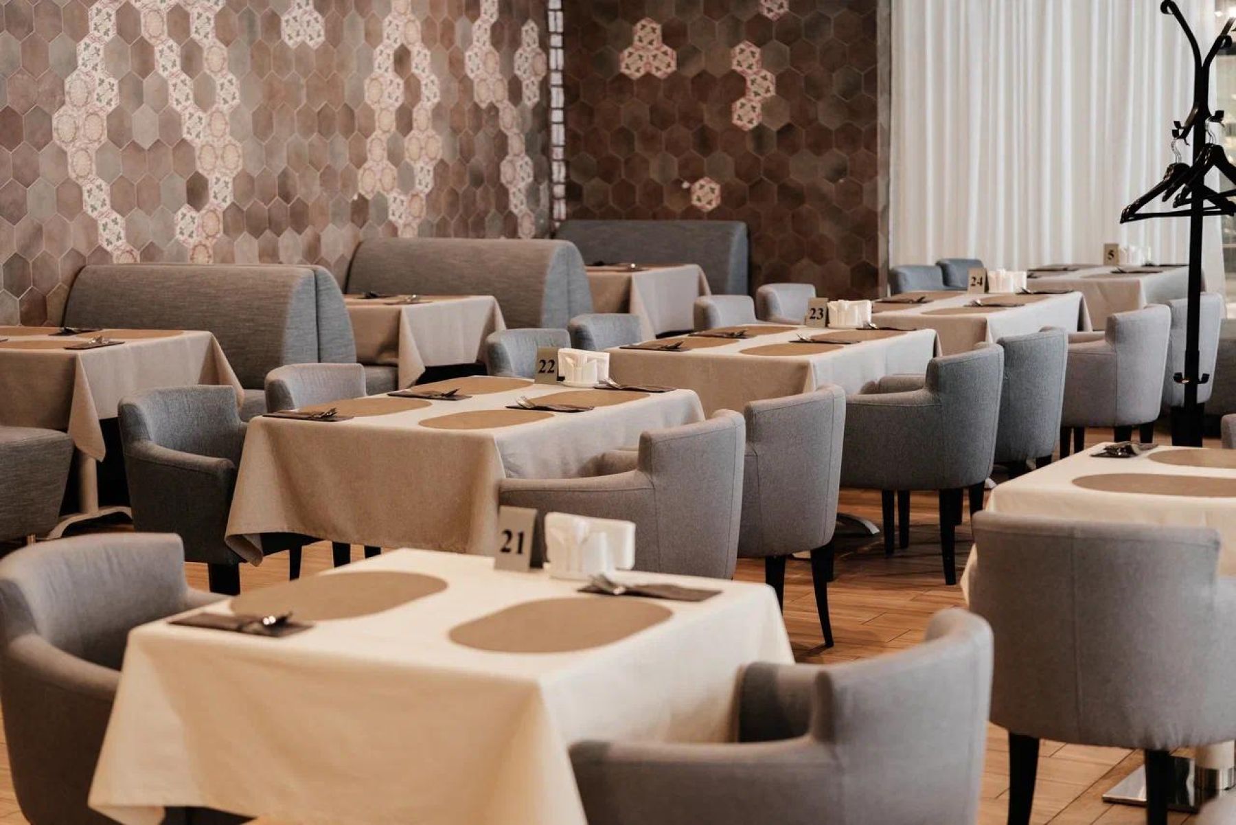 Барная стойка в банкетном зале Eterno