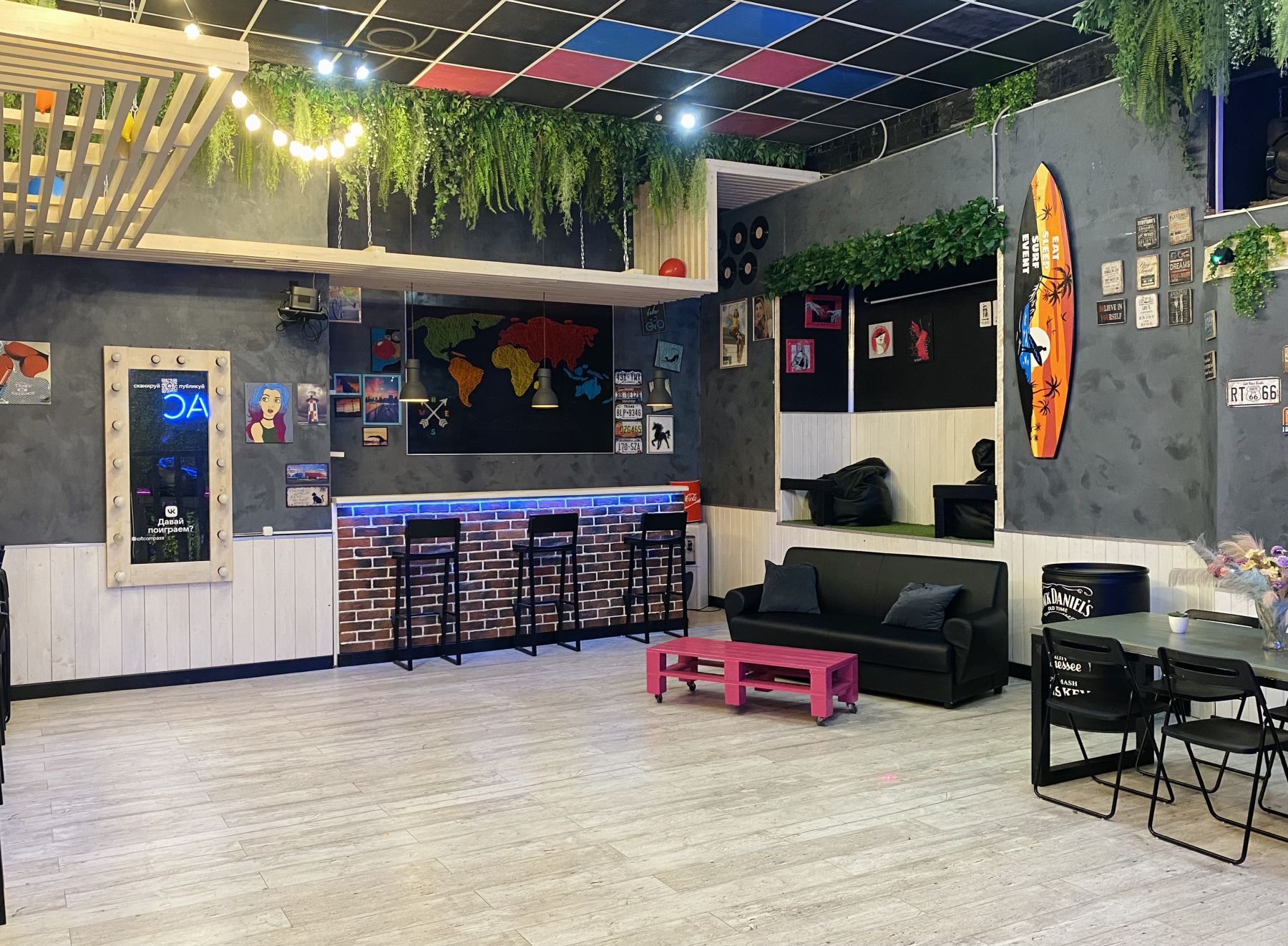 Зал для мероприятий в лофте