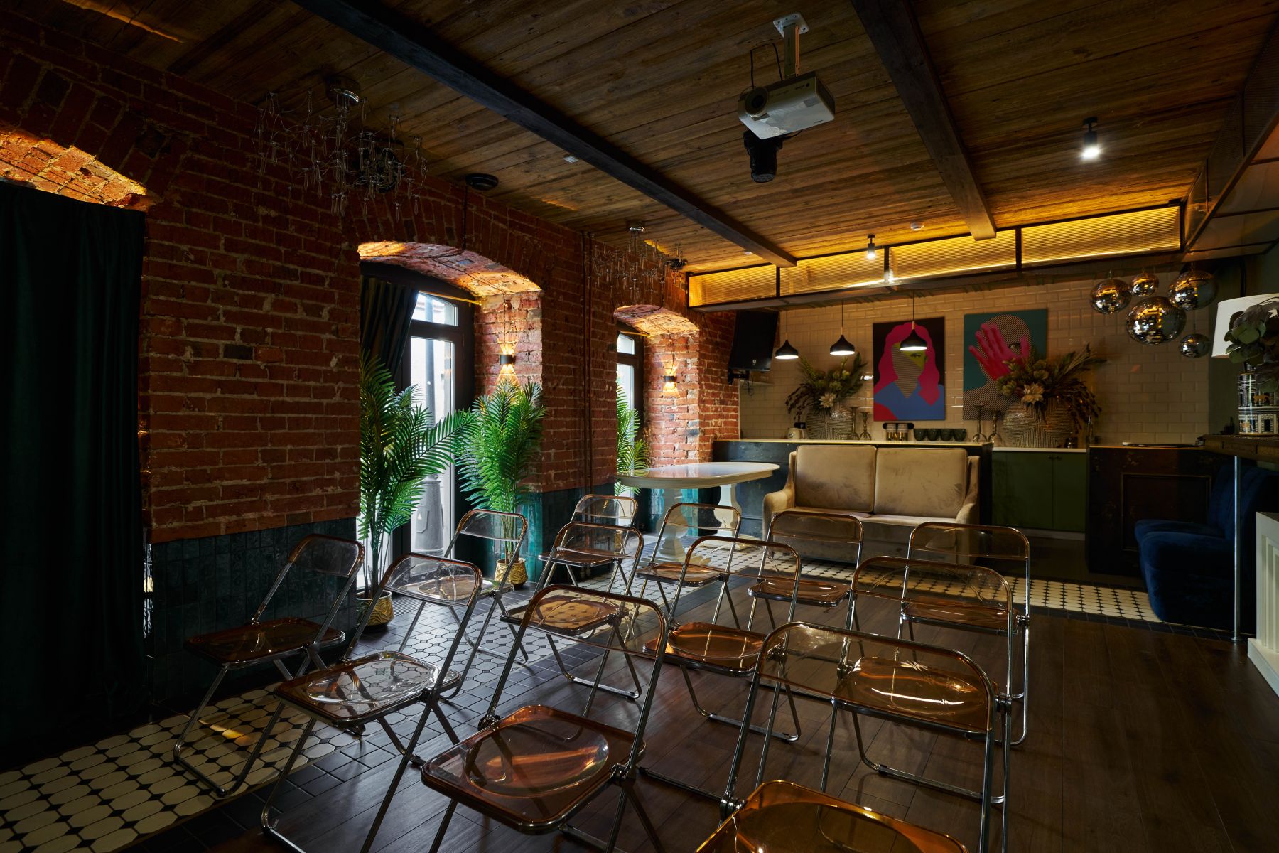 Интерьер зала "Гоголь" на Курской