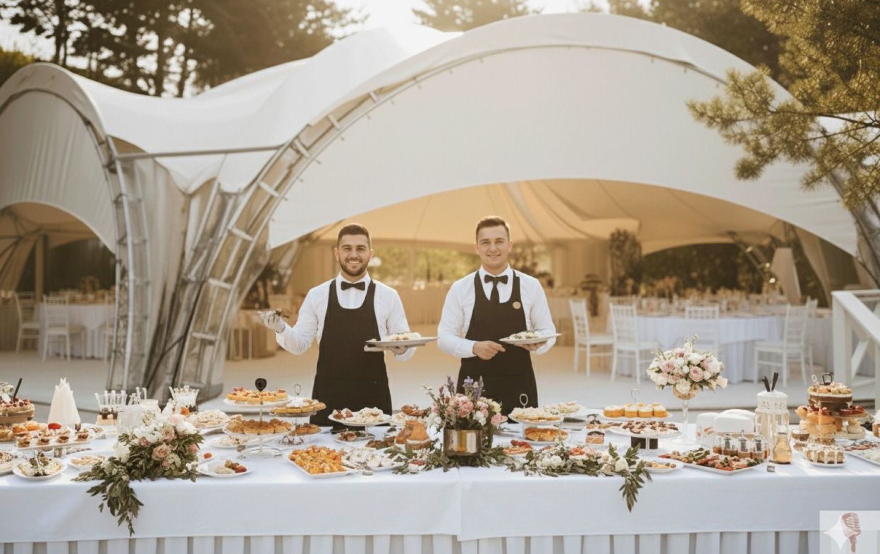 Шатер Эфир для мероприятий на берегу Клязьминского водохранилища