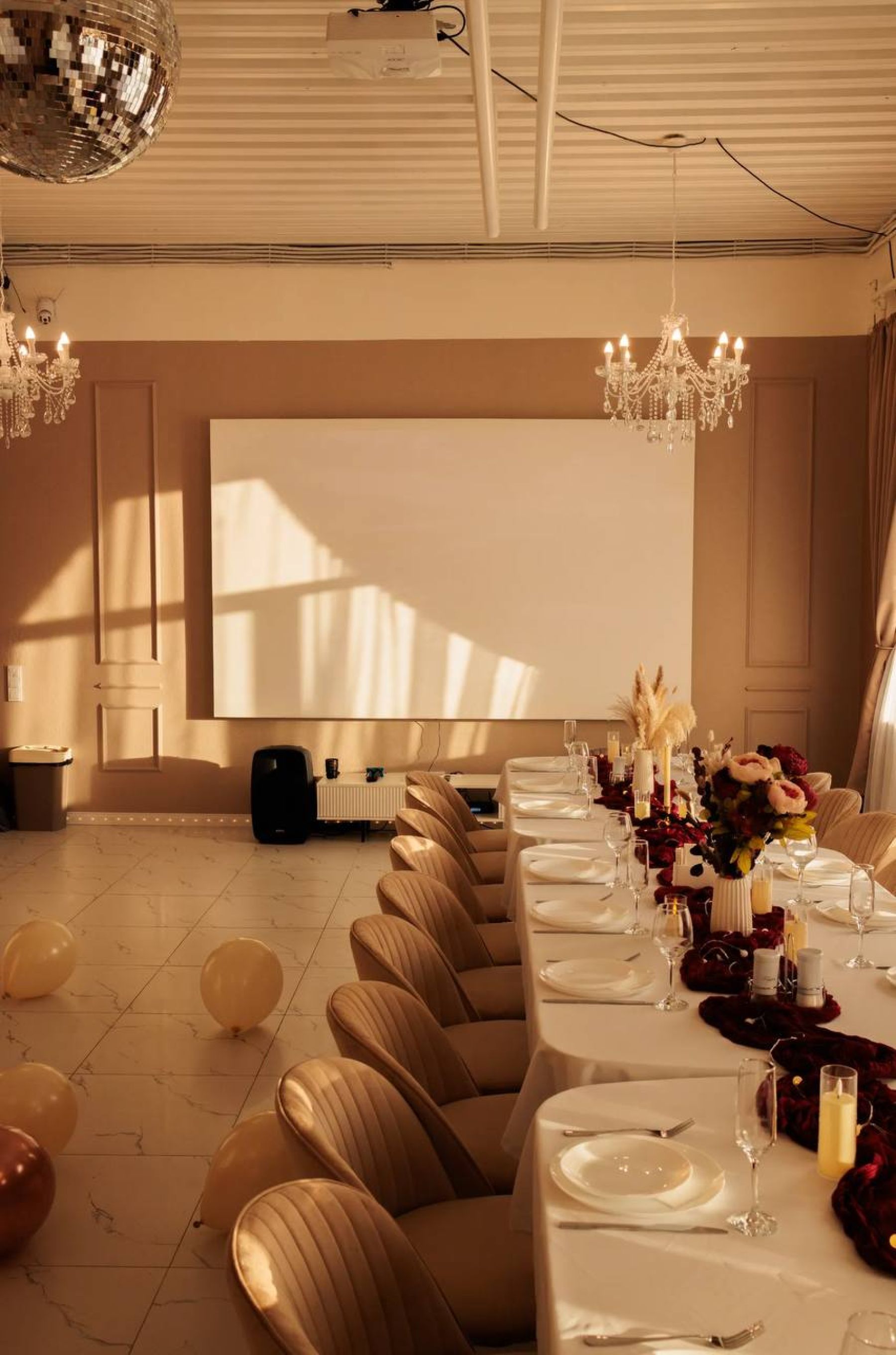 Светомузыка и диско-шар в лофте Версаль