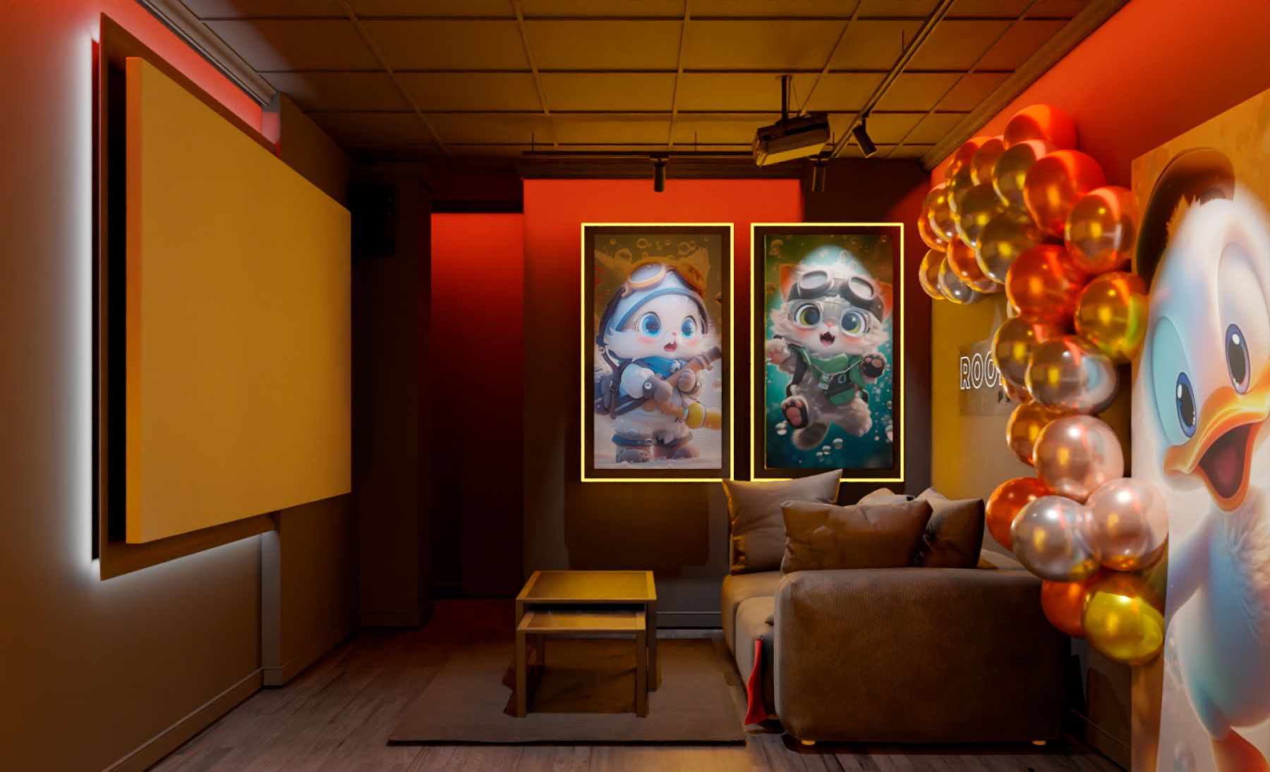 Караоке в детском лофте