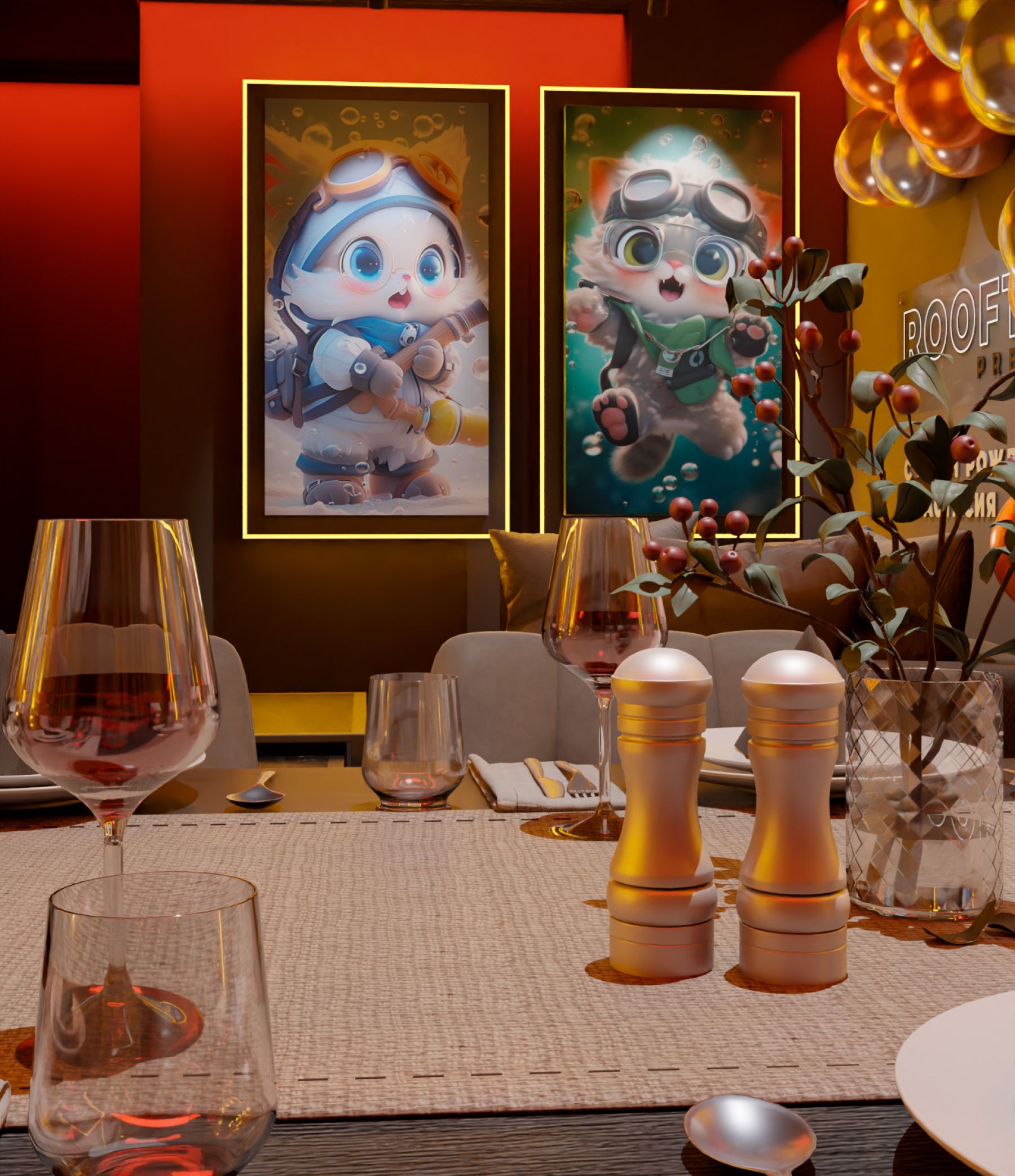 Уютный интерьер детского лофта