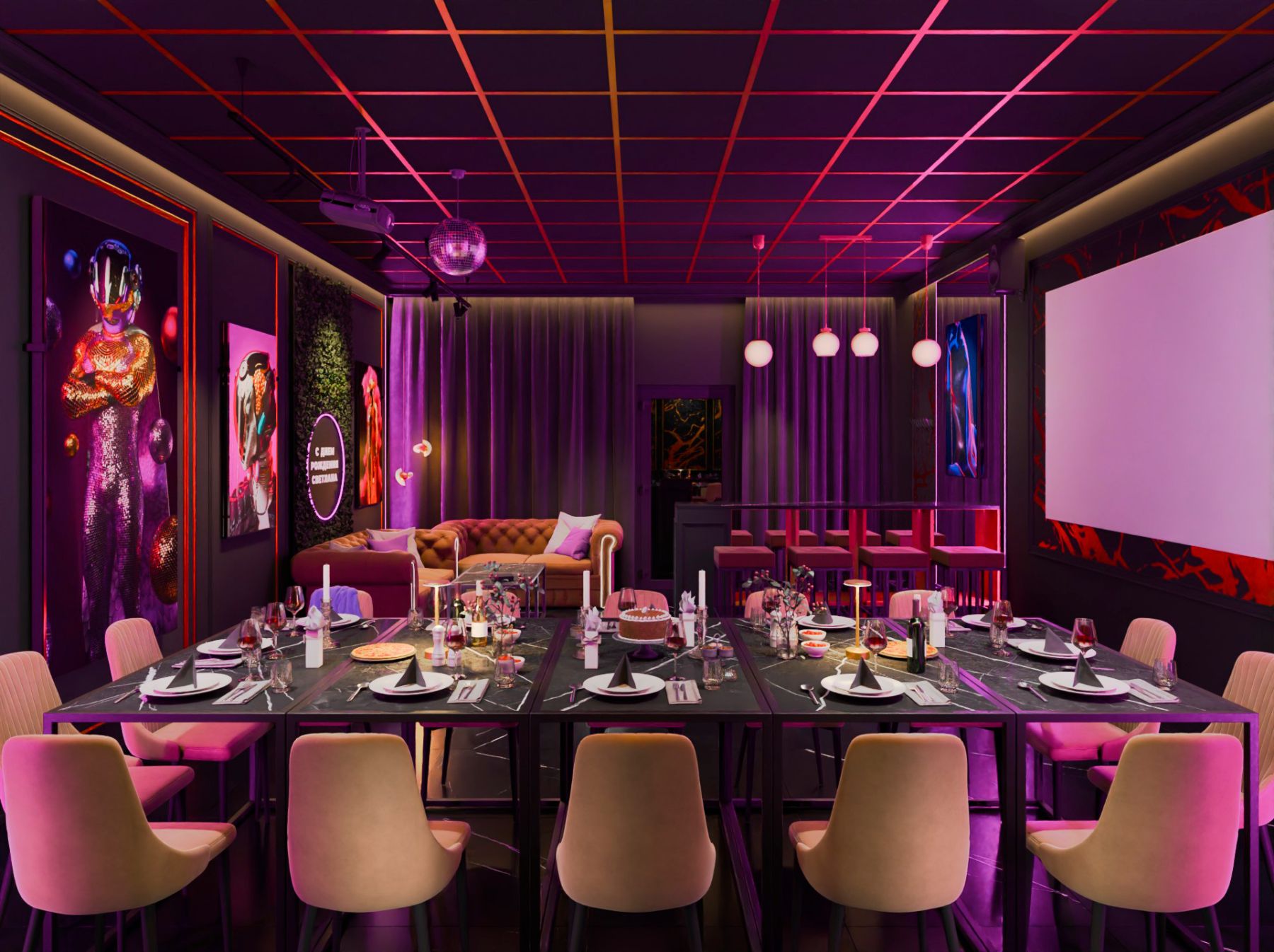 Веранда лофта Союз с видом на Москву