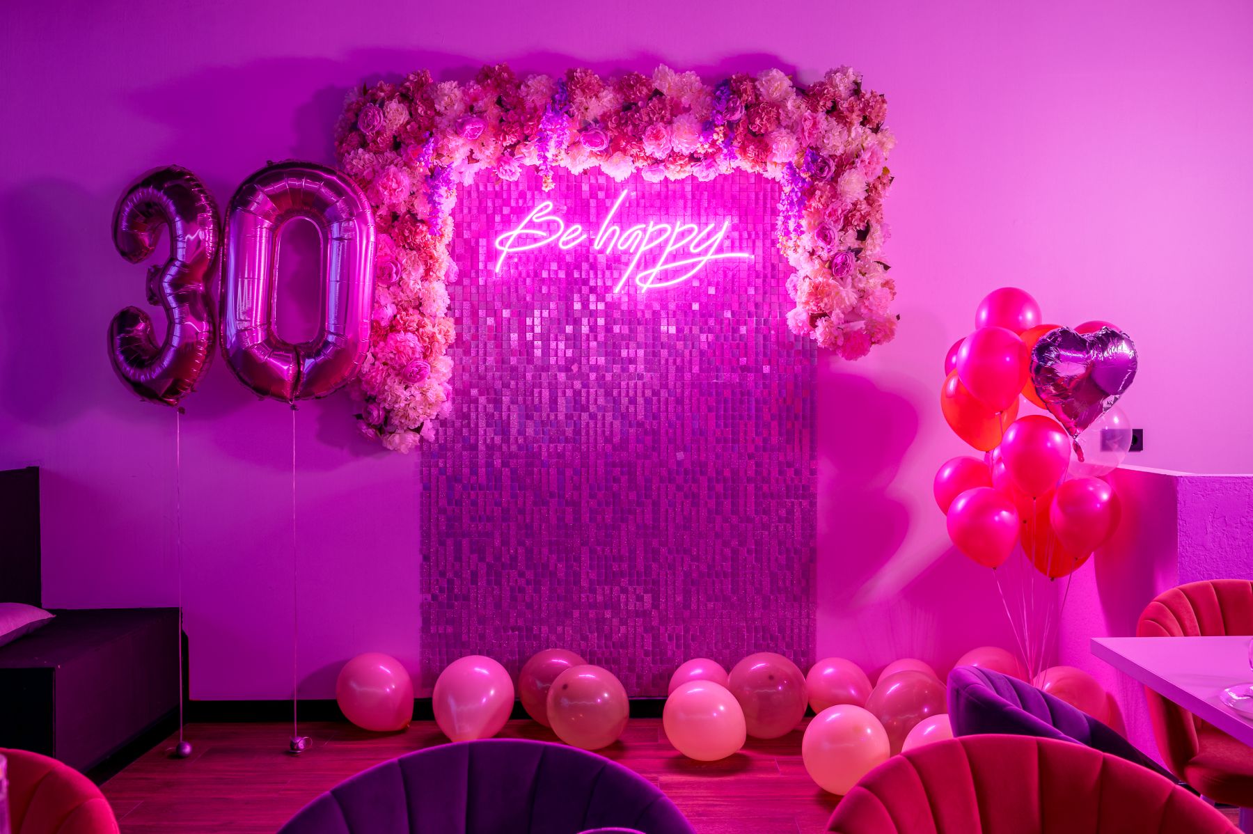 Фотозона в лофте Пёрпл