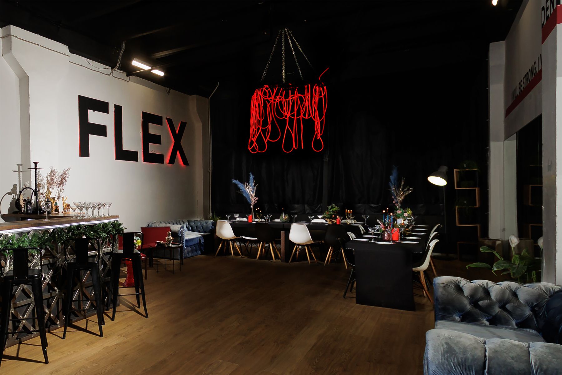 Барная стойка в лофте AIR FLEX