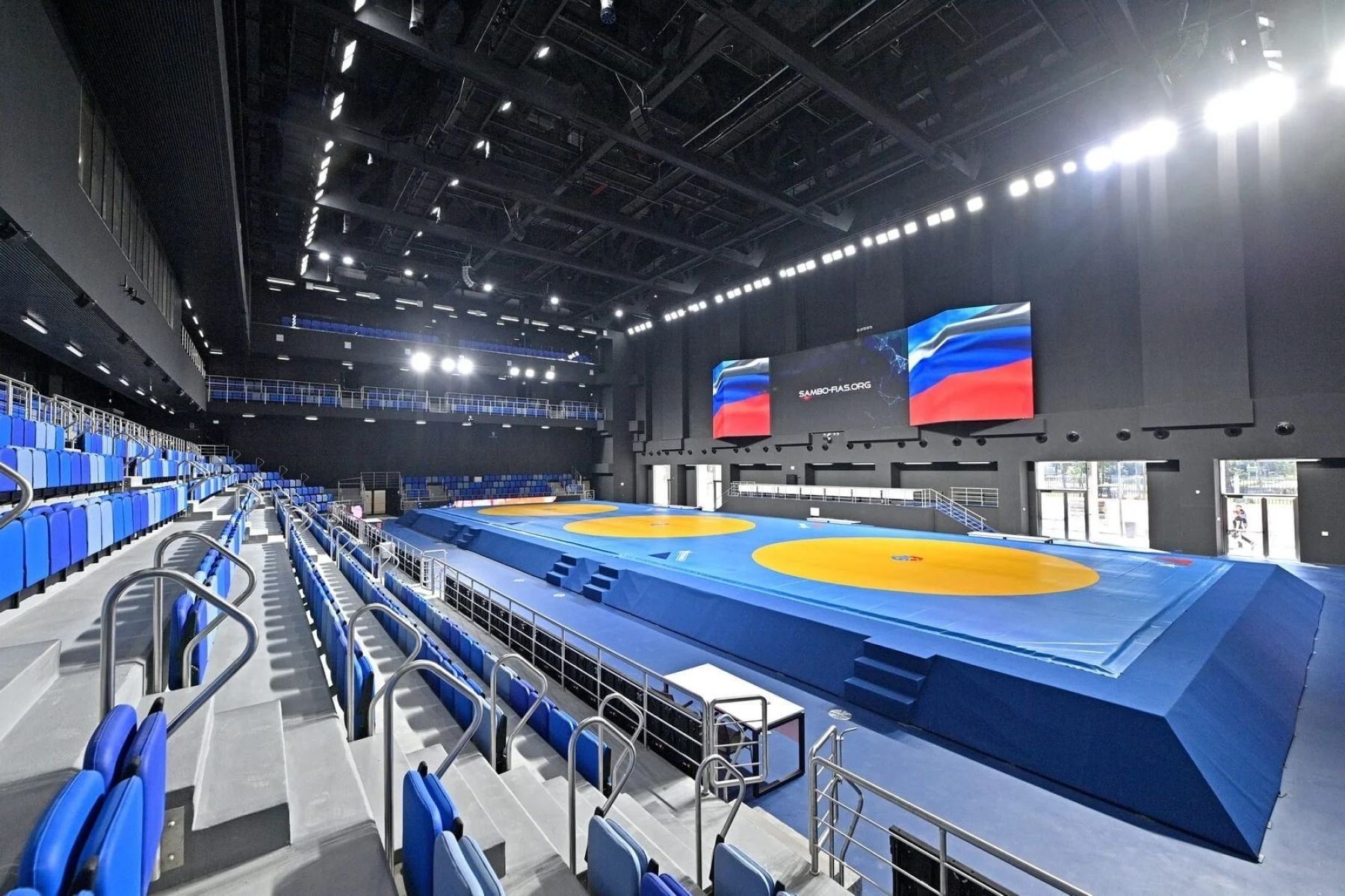 Внутреннее пространство Спортивного Дворца Самбо