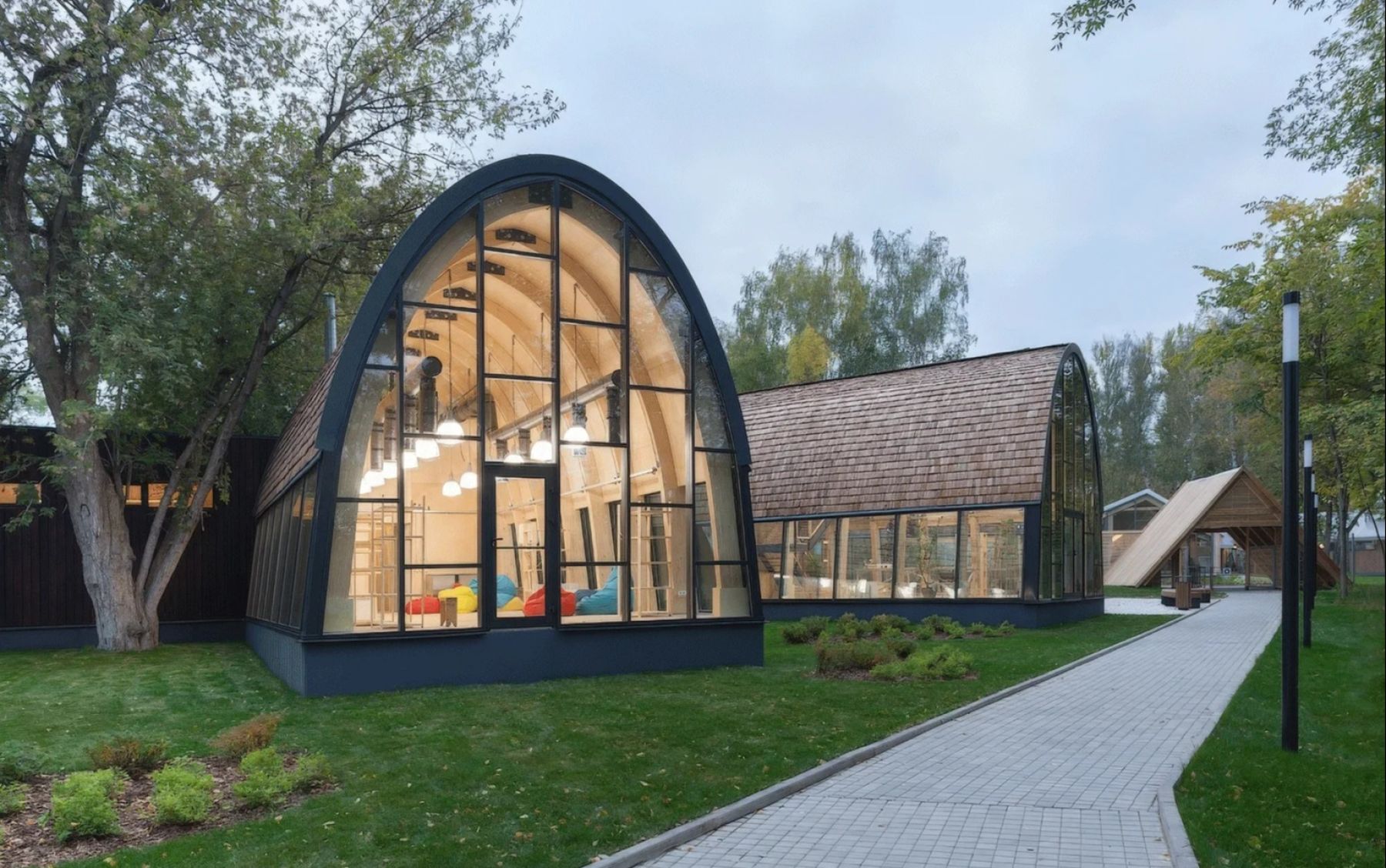 Экопространство Ферма на ВДНХ - панорамный вид