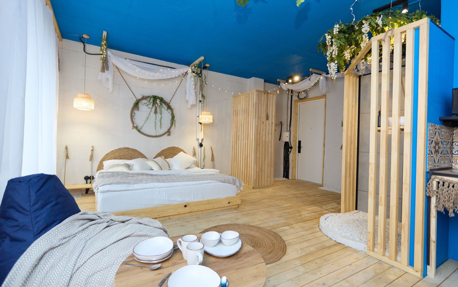 Тропический лофт на Хорошёвской – интерьер