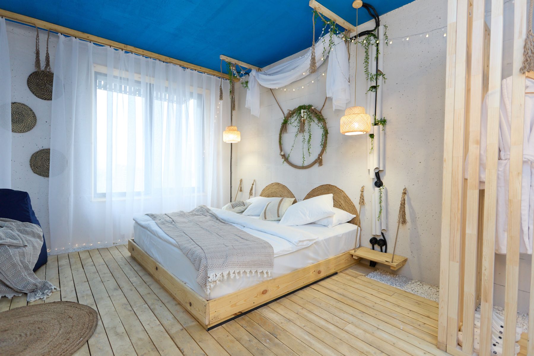 Декор тропического лофта для мероприятий