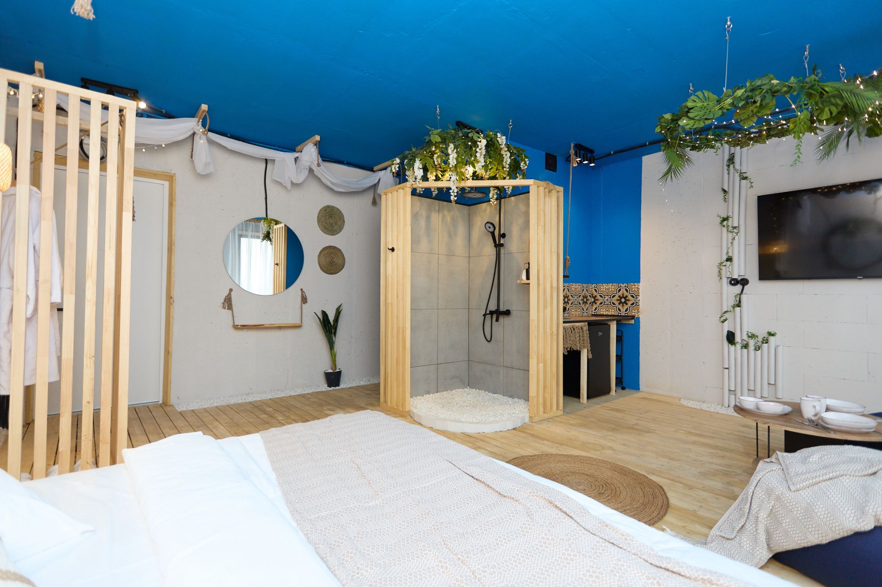 Вид из тропического лофта на Москву