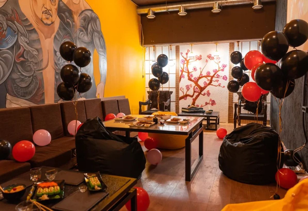 Барная зона в японском лофте