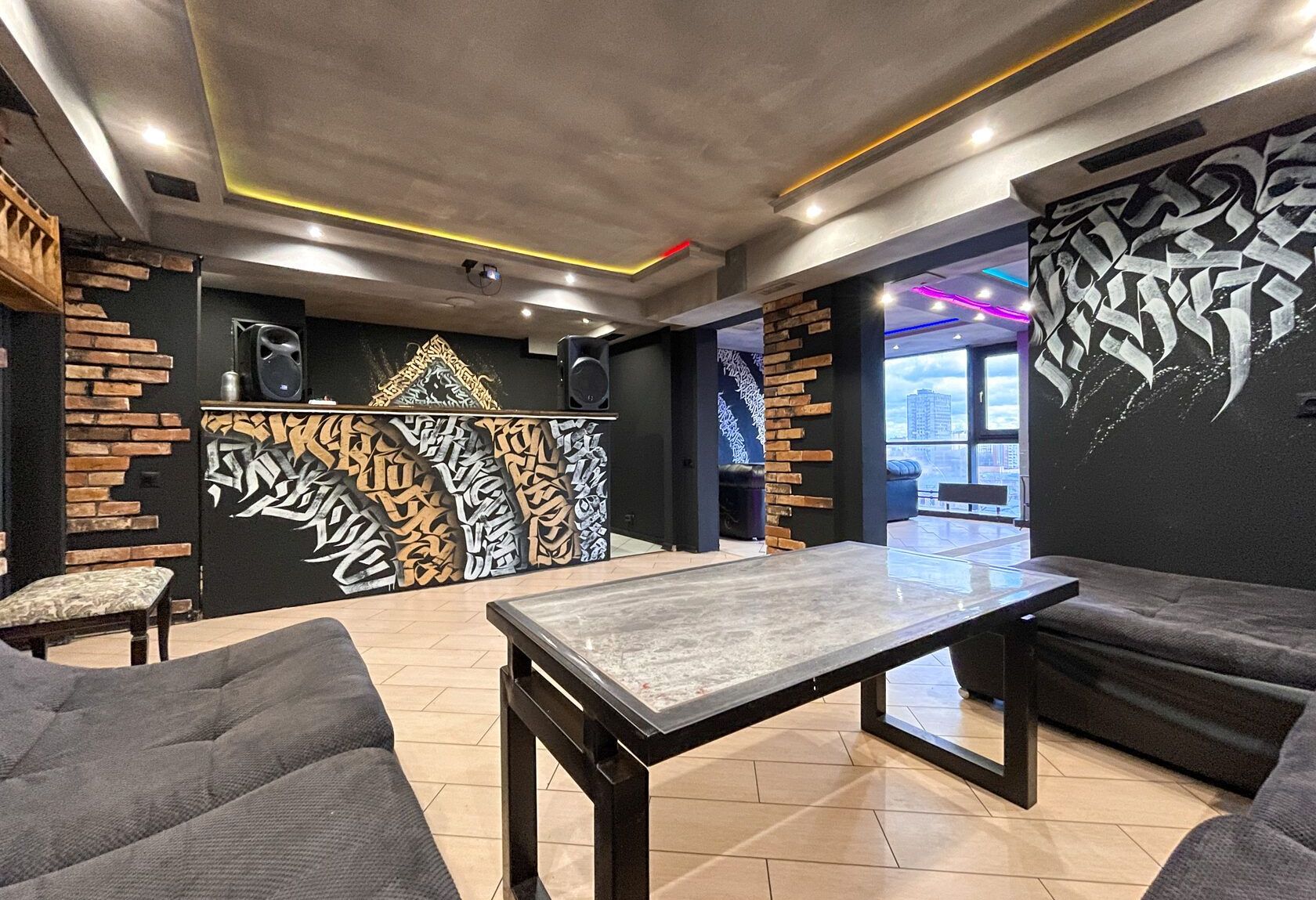 Интерьер лофта на Бакунинской, 69