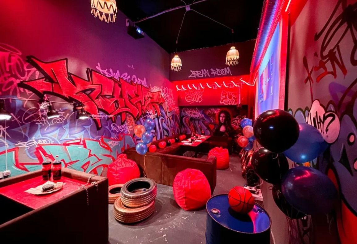 Атмосферный лофт в Москве с граффити