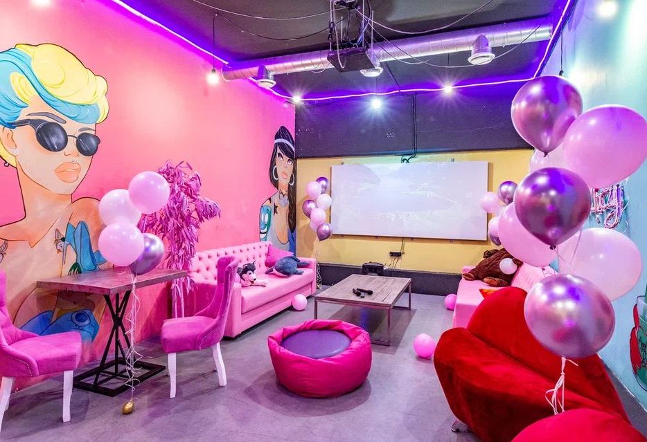 Интерьер лофта для девичника