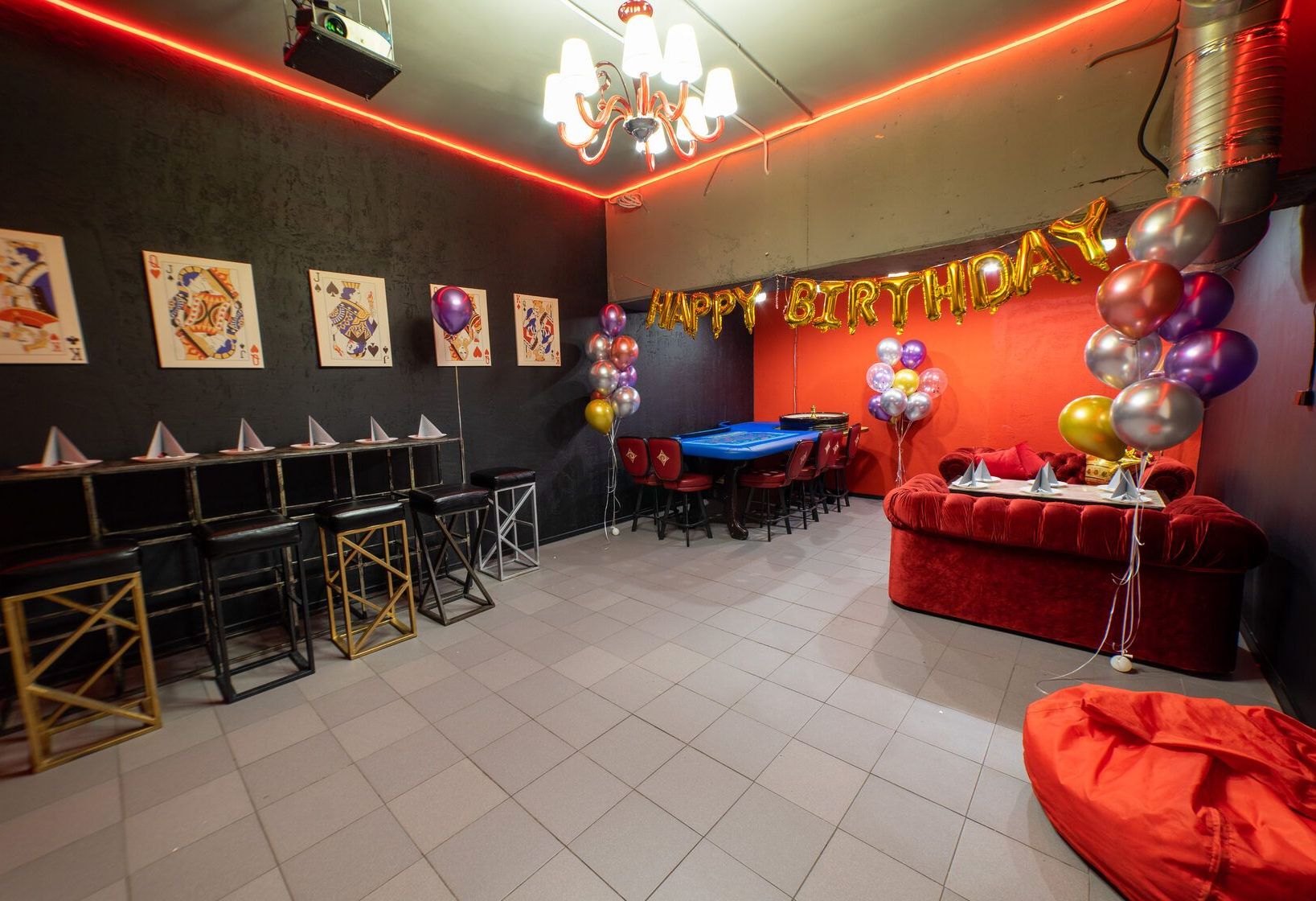 Интерьер лофта - зона отдыха