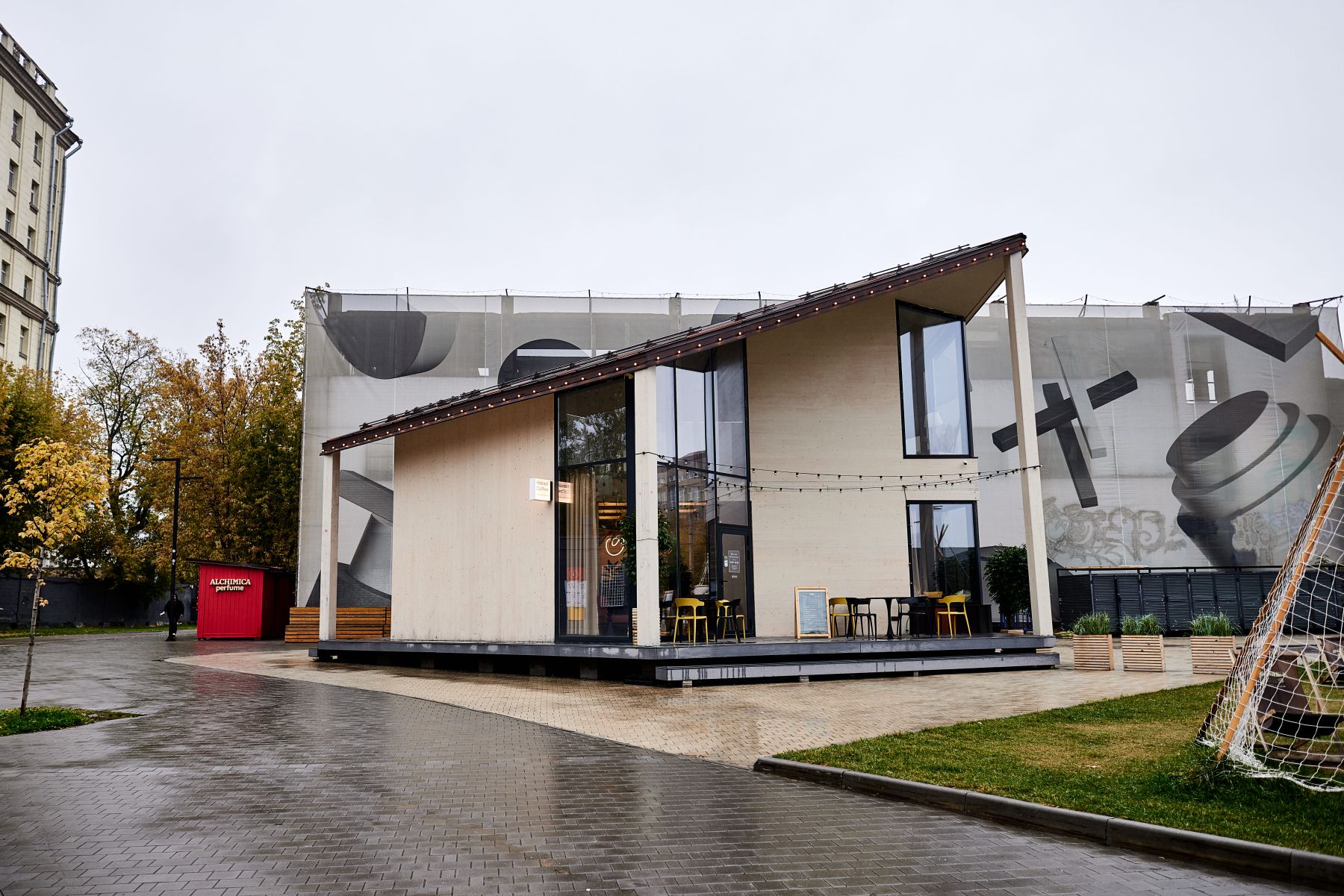 Кофейня на площадке для мероприятий