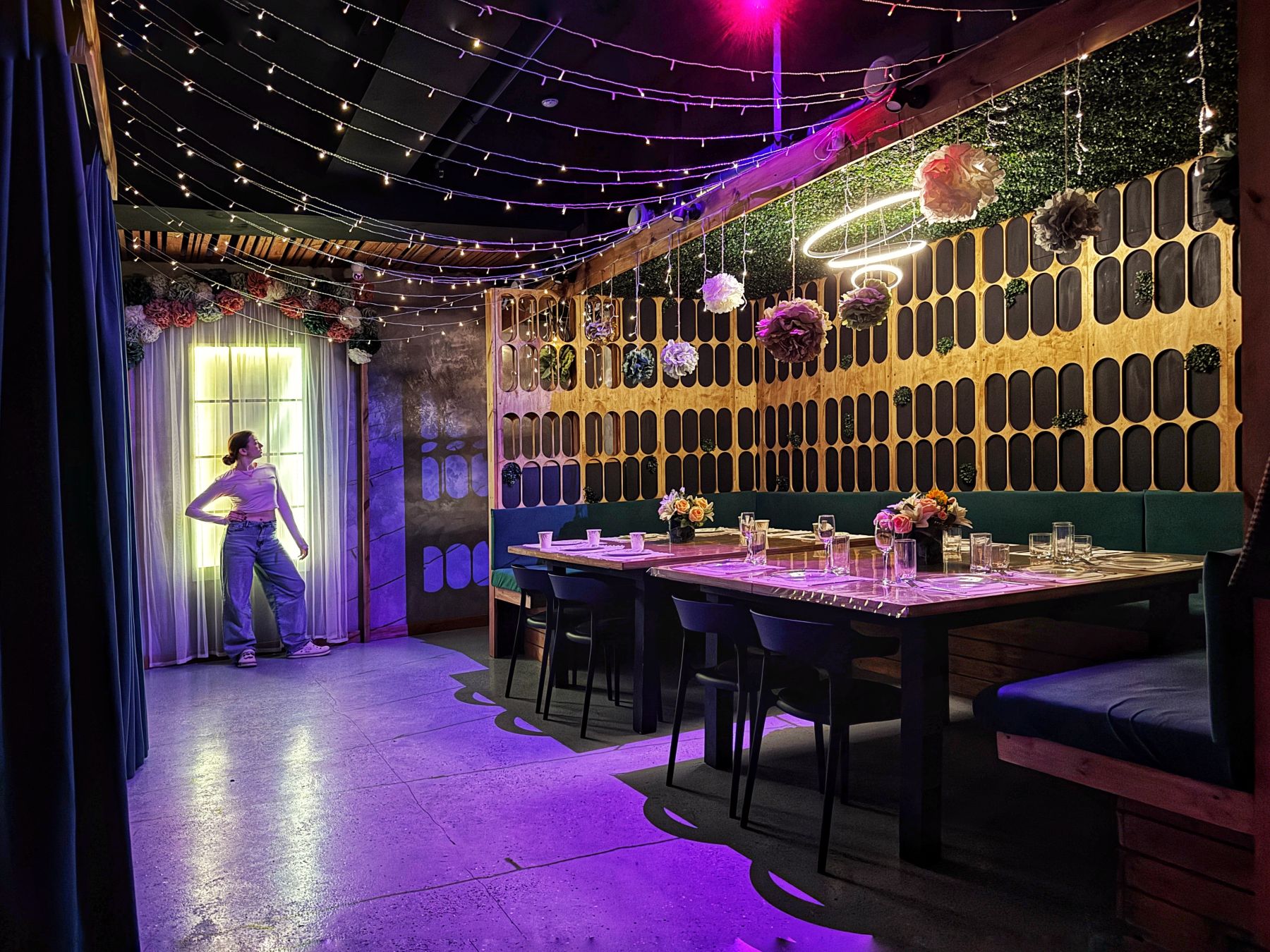 Кухонная зона лофта на Алтуфьевском шоссе