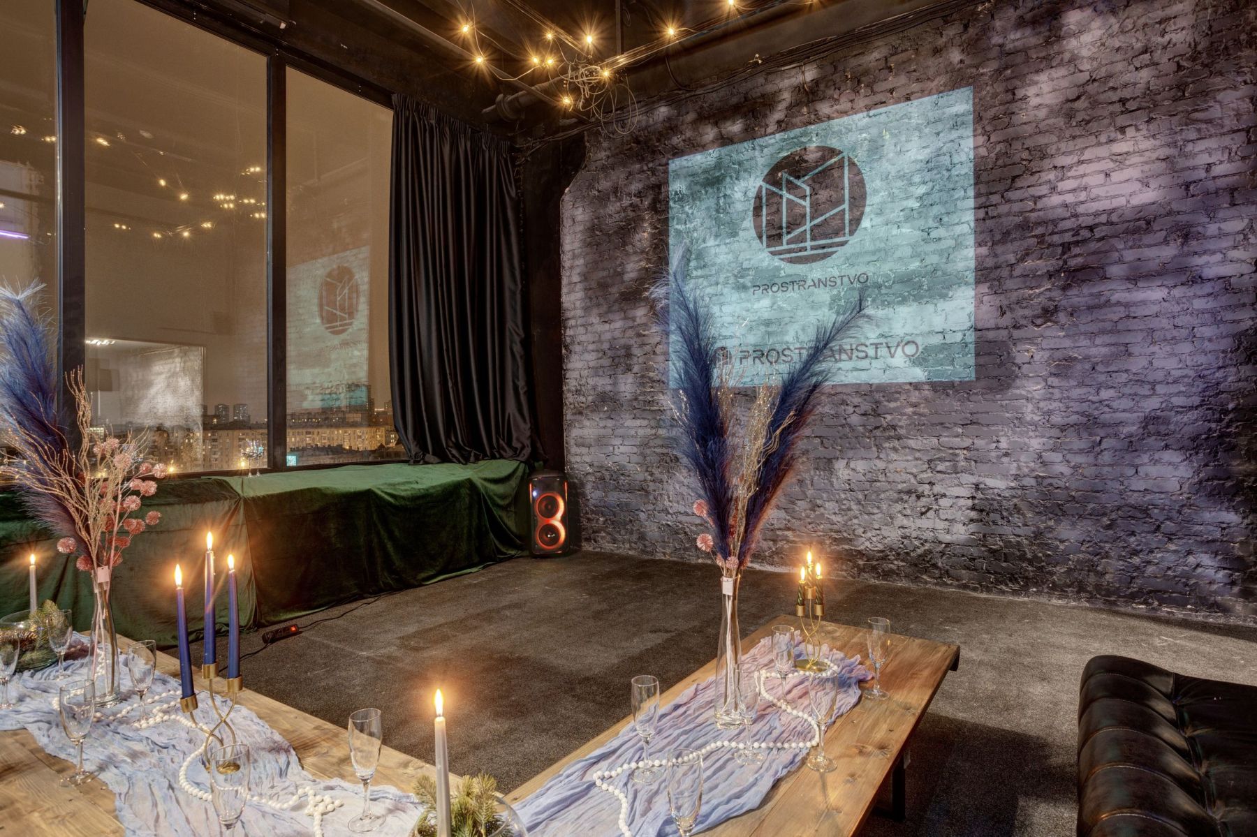 Барная стойка в лофте на Нижней Красносельской