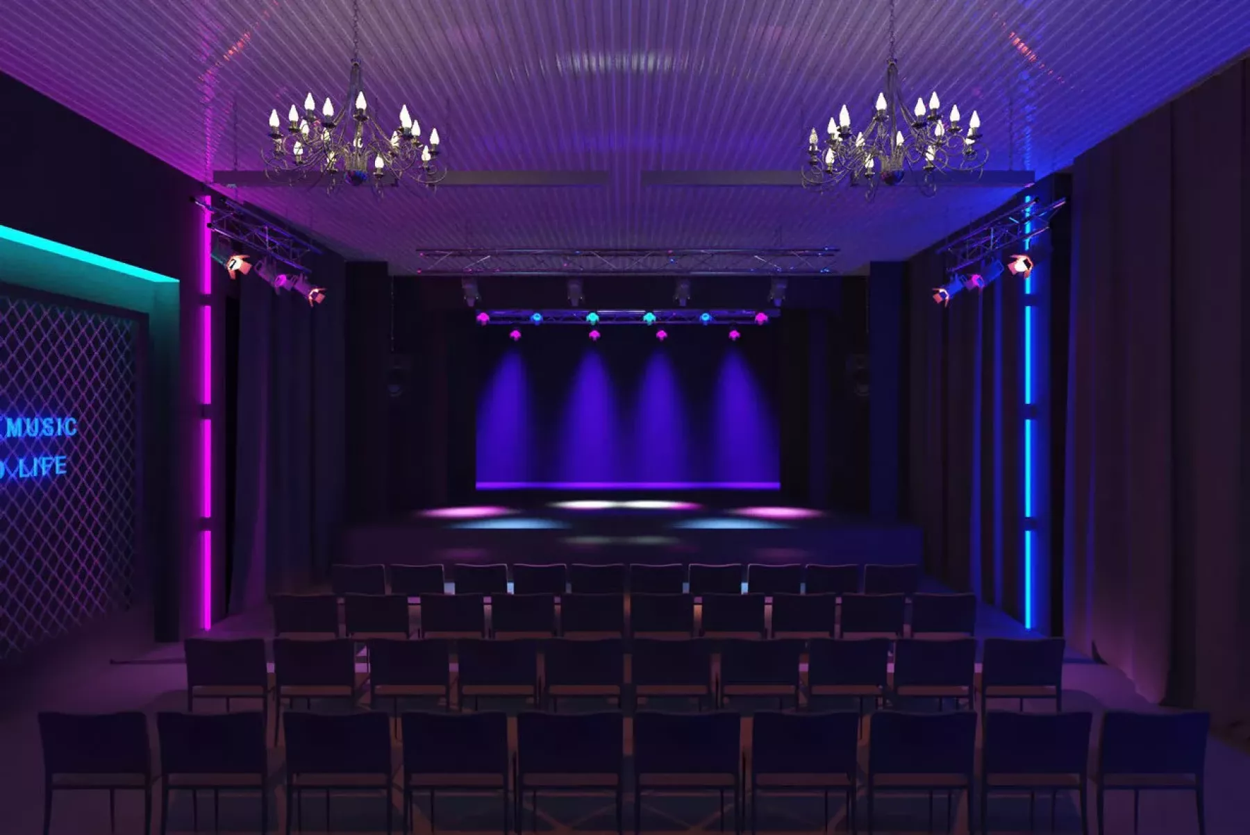 Лофт Flower с современным оборудованием