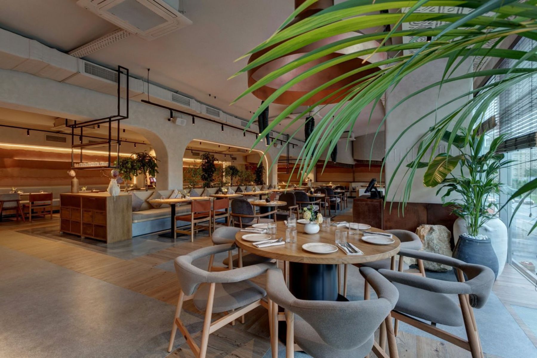 Блюда кавказской кухни в ресторане ULLU