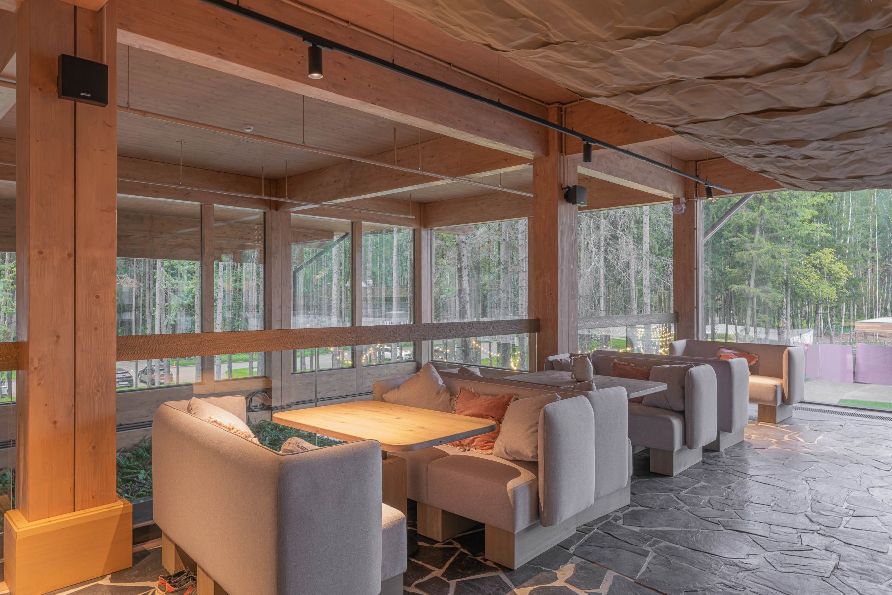 Терраса площадки Бор для мероприятий