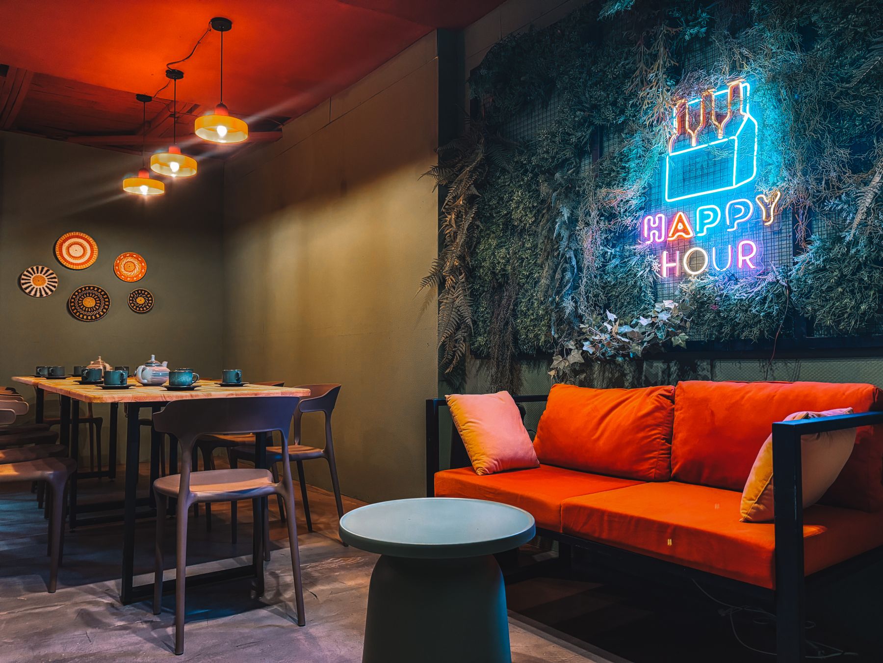 Зона отдыха в лофте Олив