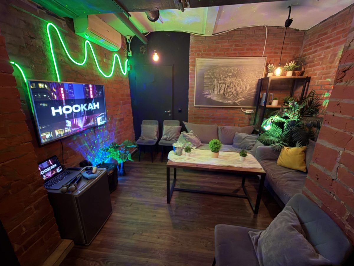 Интерьер лофта HOOKAH на Арбате