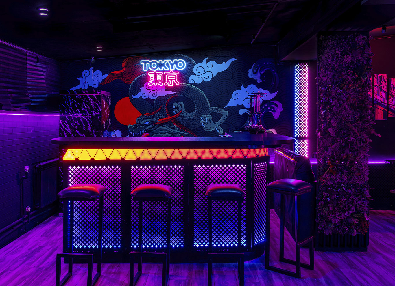 Фото площадки Японский киберпанк в лофте Tokyo Night Club с караоке и PS 5: изображение 4