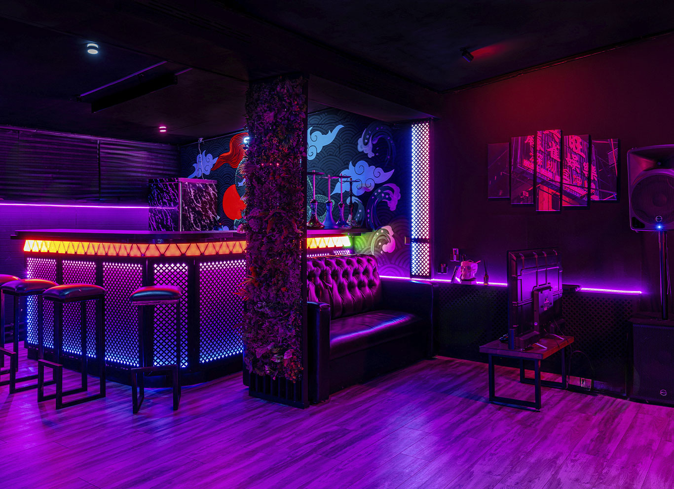 Фото площадки Японский киберпанк в лофте Tokyo Night Club с караоке и PS 5: изображение 5