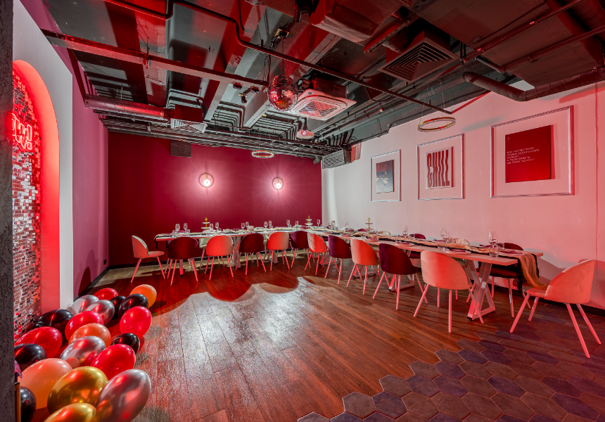 Фото площадки Холидей - бордовый лофт 50 м², ш. Дмитровское: изображение 3