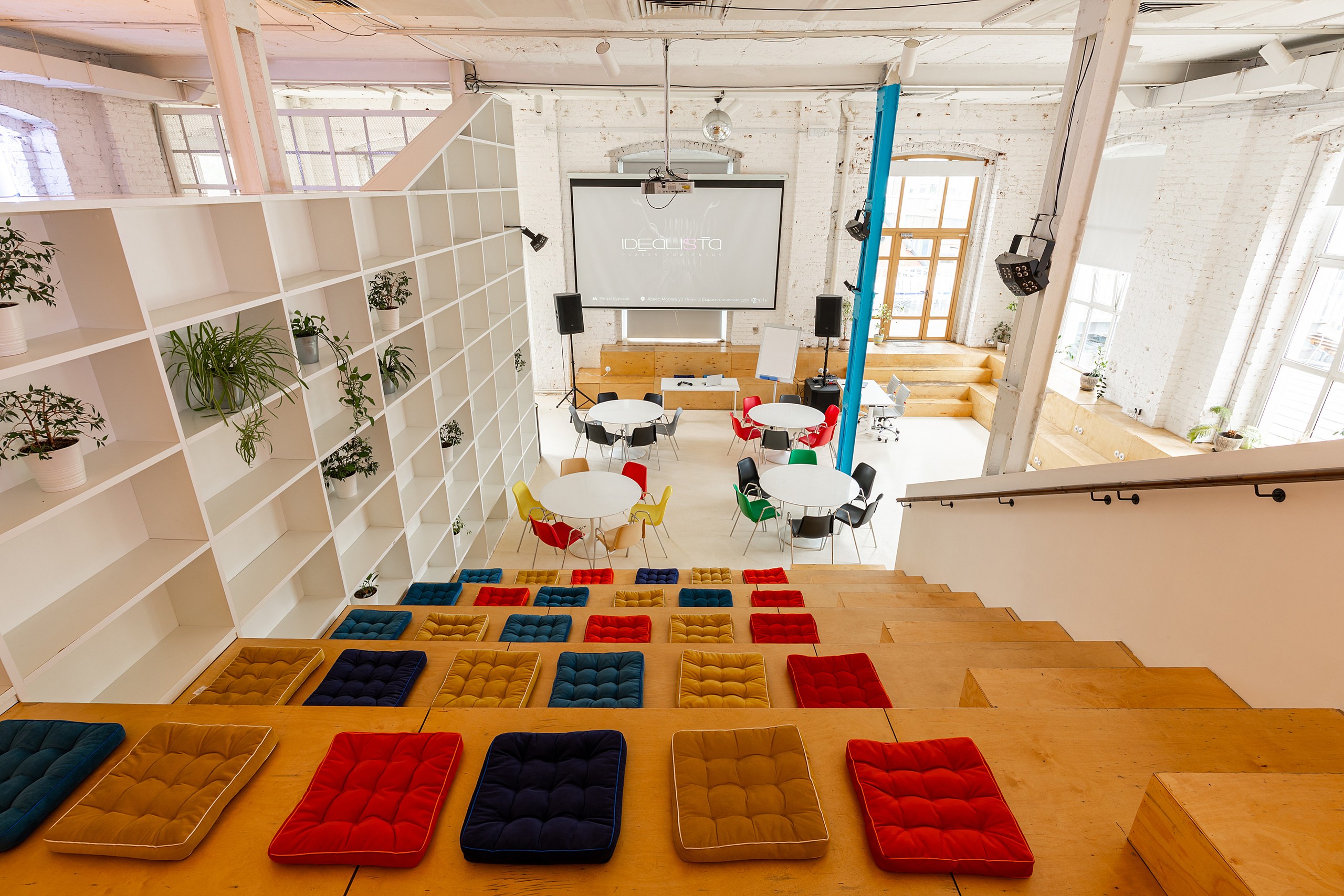 Фото площадки ИДЕАЛИСТА  - большая площадка в центре Москвы с верандой: главное